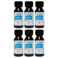 Swan Iodine Tincture U.S.P. - 1 fl oz (6 pack)