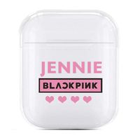 Youyouchard Blackpink Airpods Case, JISOO Jennie Rose Lisa Airpods Case AirPods Accessories Portable & Protective Transparent Cover Case for Airpods(Jennie)