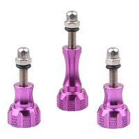 Autobestown Aluminum Thumb Knob Screw for GoPro, 3Pcs - 1 Long and 2 Short Knob Mount Accessories Set