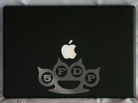 Five Finger Death Punch 6" Vinyl Car Truck Decal Sticker Cool Bands Awesome Rock Grunge Music (silver)