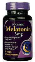 Natrol Melatonin Tablets, 3mg, 60ct (4 Pack)