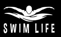 Home Grown Claremore Swim Life - Vinyl Sticker Decal | 5.5" Width X 3" Height | HGC0344 (White)