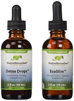 Native Remedies EcoSlim and Detox Drops ComboPack for weight loss and system detox