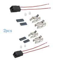 2pcs Range Stove Element Plug Receptacle Block Terminal Block Range Receptacle For Whirlpool Kenmore Electric Stove Range Burner Receptacle Kit ERR117 550226, 71930, 74-06-132, 74-06-190, 766339