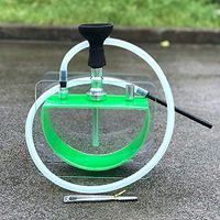 Asoijq Hookah Set Light Weight Hookah with Heat Management System Shisha Hookah