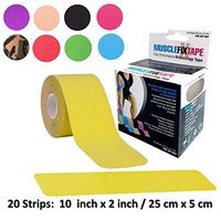 Yellow Kinesiology Tape Roll | biking swimming running cycling hiking grip kit | maltracking swelling inflammation hypermobility poor posture round shoulders slouched spine scapular instability squash