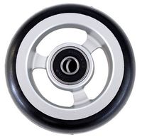 New Solutions CW501 Soft Rolling High Performance 3 x 1 in. Aluminum Caster Tires with 0.32 in. Bearing for Wheelchair44; Black