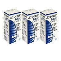 ACCU-CHEK Softclix Lancets, 100-Count Box (Pack of 3)