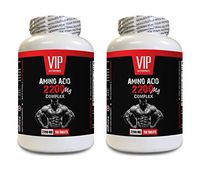 pre Workout with l carnitine - Amino ACIDS Complex 2200 MG - Amino acids Muscle Building - 2 Bottles 300 Tablets