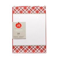 Red Plaid Invitations