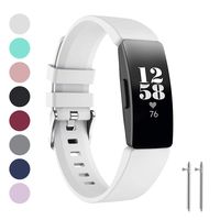 Watbro Bands Compatible with Fitbit Inspire HR/Fitbit Inspire/Fitbit Ace 2, Soft Silicone Sports Replacement Wristband, Water Resistant Fitness Straps Multi Color for Women Men Large Small