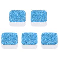 Liyes Washing Machine Cleaner - Powder Washer Machine Cleaner for Laundry Tank,Descaler Deep Cleaning Remove Deodorant Durable Effervescent Tablet Washer Cleaner Size 5/10/20/50 PCS (5 PCS)
