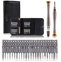 25 in 1 Precision Screwdrivers Set Repair Opening Tool Kit Torx Screwdriver with Portable Bag for Smart Phone, PC, Laptop, Tablet, iPad, MacBook, Game Console and Other Electronics Devices