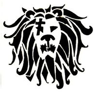 Seven Deadly Sins Lion - Vinyl - 5.5" tall (Color BLACK) decal laptop tablet skateboard car windows stickers