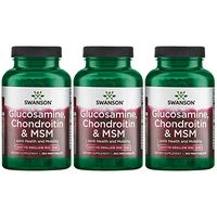Swanson Mini-Tabs Glucosamine Chondroitin & Msm 750/600/300 Milligrams 360 Tabs 3 Pack