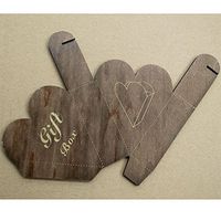 Gift Box Packaging Production Template, Heart-Shaped Box templates, Manual Practical, DIY