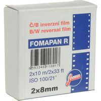 Foma Fomapan R100 Black & White Reversal Film, 2x8mm, Double 8 Standard 10 meters