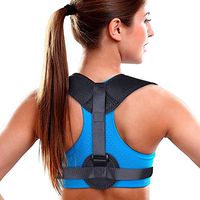 Vital Health Best Posture Corrector Orthopedic Back Brace Device for Men, Women, and Kids - Great for Wearing Under Clothes - Includes Free Armpit Pads