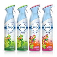 Febreze Air Freshener and Odor Spray, Gain Original and Island Fresh scents, 8.8oz, 4 Pack