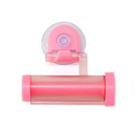 Toothpaste Tube Squeezer Dispenser Roller, Staron Hot Sale Rolling Toothpaste Squeezer Bathroom Tube Sucker Hanging Holder Toothpaste Squeezer (Pink)