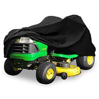 North East Harbor Deluxe Riding Lawn Mower Tractor Cover Fits Decks up to 54" - Black - Water and UV Resistant Storage Cover