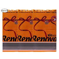 Renova Red Label Napkin- Orange (25 Count) (Pack of 3)