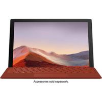 Microsoft Surface Pro 7 12.3" Intel Core i3 4GB RAM 128GB SSD Platinum - 10th Gen i3-1005G1 Dual Core - Laptop, Tablet, or Studio Mode - Intel UHD Graphics - Windows 10 Home - 10.5 hr Battery LIF