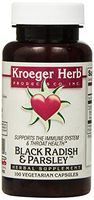 Kroeger Herb Black Radish and Parsley Capsules, 100 Count