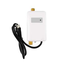 IRONWALLS 3KW 110V White Mini Instant Water Heater Electric Tankless Hot Water Heater Under Sink for Kitchen Washing Basin Bathroom