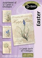 Divinity Boutique Greeting Card Assortment: Easter- Flowers (18026N)