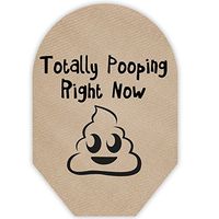 Totally Pooping Right Now Pouch Cover Closed End