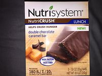 Nutrisystem Double Chocolate Caramel Bars 1 Box (5 Bars)