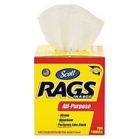 Scott 75260 Rags in a Box, POP-UP Box, 10 x 12, White, 200/Box