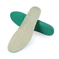 Soft Sport Shoe Insoles - Natural Hemp Comfort Insoles Breathable Shoe Insert for Sweaty Feet （Men's 9-13/ Women's 11-14.5）