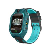 GCARTOUR Kids Waterproof Smart Watch for Girls Boys Students GPS GSM Locator Tracker SOS Phone Call Anti-Lost Game Music SIM TF Card Support (Free, Lakeblue)