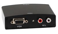 VideoSecu PC VGA Component Video S-Video Analog Audio to HDMI Converter Adapter PC to 1080P HDTV