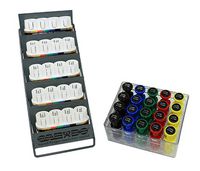 Digi-Flex174; Multi153; Hand Exerciser, Small Clinic Set, 5 Bases and 20 Buttons with Rack