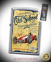 207 Vintage Race Club high Quality Winner Poster Rare Lighter with Flint Pack - Premium Lighter Fluid (Comes Unfilled) - Made in USA!