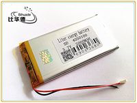 BIHUADE 3.7V 4050100-2000mah Lithium Polymer Li-Po Rechargeable Battery for DIY Mp3 MP4 MP5 GPS