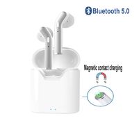 Aopiuuo Bluetooth Earbuds Deep Bass Bluetooth 5.0 Sports Earbuds Sweatproof with Mic Wireless Earphones with Charging Case