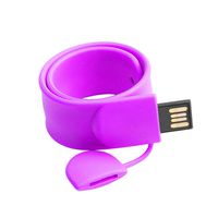 FAgdsyigao 4GB 8GB 16GB 32GB 64GB Wristband U Disk, USB Flash Drive Pen Memory Stick for PC Computer Purple 32G