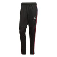 adidas Men's Tiro 19 Training Soccer Pants, Tiro '19 Pants, Black/Power Red/White/Bold Blue, XX-Large