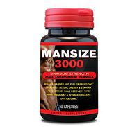 MANSIZE 3000 - Natural Male Enhancement - 60 Capsules