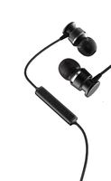 JKR in Ear Earbuds,TENLUBEN Stereo Bass Headphones Noise Isolation Corded in-Ear Sport Earphones w/Mic Volume Control 3.5mm Jack +3 Pairs Secure Fit Wired Headsets（Black）