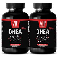 Anti Aging Supplements for Women - DHEA 50 mg - Mood Support Supplements - 2 Bottles 120 Capsules