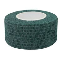 COMOmed Self Stick Cohesive Bandage Latex FDA Approved 1"x5 Yards First Aid Bandages Stretch Sport Wrap Vet Tape for Wrist Ankle Sprain and Swelling,Dark Green