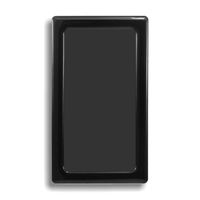 DEMCiflex Computer Dust Filter, 2 x 60mm ID Rectangle, Black Frame/Black Mesh