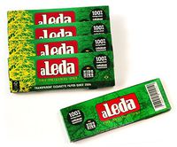 5 booklets - aLeda Transparent Rolling Paper King Size from Brazil - Total 200 Papers