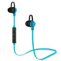 Creazy Wireless Bluetooth Headset Stereo Headphone Earphone for iPhone Samsung (Blue)