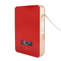 Yencoly Instant Hot Water Heater, 220V 8500W Tankless Instant Electric Hot Water Heater for Home Bathroom Shower Electric Tankless Water Heater (Black)